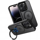 Magnetic Case for iPhone 14 Pro 6.1 inch with 360 Rotatable Ring Stand,