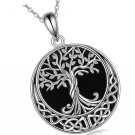 Tree of Life Necklace 925 Sterling Silver Abalone Shell Celtic Knot Pendant for Tree of Life Necklace 925 Sterling Silver Abalone Shell Celtic Knot Pendant for