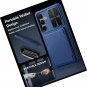 for Samsung Galaxy S24+ Plus Case with Card Holder(Store 4-5 Cards) and Slide ,
