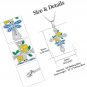 Cross Necklace Sterling Silver Four Leaf Religious Cross Pendant Jewelry Gifts