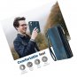 Compatible with iPhone 16 Pro Wallet Case,RFID Blocking PU Leather Phone Case 16