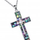 Cross Necklace Sterling Silver Religious Cross Pendant Jewelry Christian for Cross Necklace Sterling Silver Religious Cross Pendant Jewelry Christian for