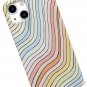 For iPhone 13 Mini Case | Ride The Wave | Pastel Rainbow | Classic Ultra Slim