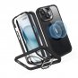 for iPhone 15 Case with Stand, Compatible with MagSafe, Full-Body Drop Proof