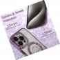Magnetic Case Designed for iPhone 16 Pro Max Glitter Case Plating Love with