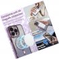 Magnetic Case Designed for iPhone 16 Pro Max Glitter Case Plating Love with