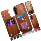 Designed for Samsung Galaxy S25 Case Wallet with Card Holder, [Magnetic Clasp Designed for Samsung Galaxy S25 Case Wallet with Card Holder, [Magnetic Clasp