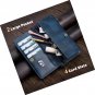 Compatible with Samsung Galaxy S25 Plus Wallet Case,RFID Blocking PU Leather Men