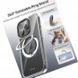Designed for iPhone 16 Pro Max Case, 360°Rotatable Ring Stand Case with 1X