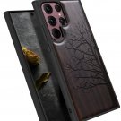 Wood Case for Galaxy S22 Ultra Case 2022 [Natural Wood and Soft TPU] and