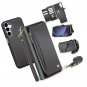 for Samsung Galaxy S25 Wallet Case with Card Holder/Crossbody Wallet/Strap,[RFID