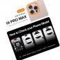 360° Spin Magnetic Stand for iPhone 16 Pro Max Case, Fit for 16