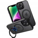 Magnetic Case for iPhone 13/14 6.1 inch with 360 Rotatable Ring Stand, Car