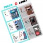 Case for Galaxy S24+ Plus, PU Leather Wallet with Stand RFID Blocking Card