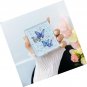 Compatible with Samsung Galaxy Flip 5 Case Clear Butterfly Purple Women Girls Z