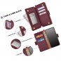 Compatible with iPhone 15 Wallet Case Card Holder RFID Blocking PU Men