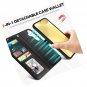 Wallet Case for Galaxy S25 Plus, Removable RFID Blocking [4 Card Slots] PU