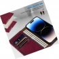 for iPhone 14 Pro Wallet Case with [RFID Blocking] Card Slot Stand Strong