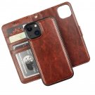Detachable Wallet Case for iPhone 13 Mini RFID Blocking Card Slots PU 5G