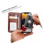 Detachable Wallet Case for iPhone 13 Mini RFID Blocking Card Slots PU 5G