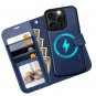 for iPhone 16 Pro Max Case Detachable Wallet Case with Card Holder, 2 in 1