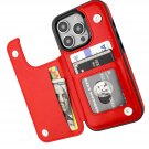 Compatible with iPhone 16 Pro Wallet Case with Card Holder, PU Leather Kickstand Compatible with iPhone 16 Pro Wallet Case with Card Holder, PU Leather Kickstand