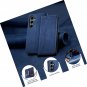Flip Wallet Case for Samsung Galaxy S24 FE,Leather Magnetic Folio Cover with -