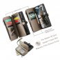 Compatible with iPhone 16 Pro Case Wallet with RFID Blocking Card for