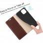 Compatible with iPhone 15 Pro Max Case Wallet-Genuine Leather-RFID Card