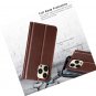 Compatible with iPhone 15 Pro Max Case Wallet-Genuine Leather-RFID Card
