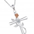 Cross Necklace for Women 925 Sterling Silver Birthstone Necklace for Womens Cross Necklace for Women 925 Sterling Silver Birthstone Necklace for Womens