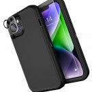 Case for iPhone 13, with Tempered Glass Screen Protector,Camera Lens 3-Layer Case for iPhone 13, with Tempered Glass Screen Protector,Camera Lens 3-Layer