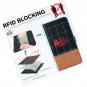 Wallet Case for iPhone 15 5G, [RFID Blocking] 4 Card Slot Holder Kickstand