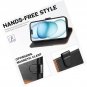 Wallet Case for iPhone 15 5G, [RFID Blocking] 4 Card Slot Holder Kickstand