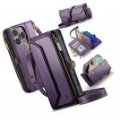 Crossbody Wallet Case Compatible with iPhone 16 Pro 6.3 RFID Blocking 10-Card PU Crossbody Wallet Case Compatible with iPhone 16 Pro 6.3 RFID Blocking 10-Card PU