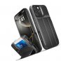 For iPhone 16 Pro Max Wallet Case, [Military Grade Drop Flip Cover