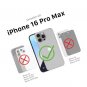 For iPhone 16 Pro Max Wallet Case, [Military Grade Drop Flip Cover
