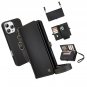 Wallet Case Compatible with iPhone 16 Pro Max,Multi-Function Detachable 2 in