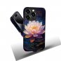 Compatible with iPhone 16 Pro Max Case,Beautiful Lotus Flowers Pattern 2 in 1 16