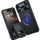 Magnetic for iPhone 16 Pro Max Case,[Compatible with Magsafe][Slide Camera Grade