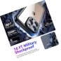 Compatible with iPhone 16 Pro Max Case Waterproof, Built-in Screen and