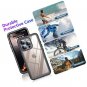 Compatible with iPhone 16 Pro Max Case Waterproof, Built-in Screen and