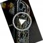 for iPhone 16 Pro Max Clear Case with Pressed Real Flowers Design,Glitter