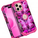 Compatible with iPhone 16 Pro Max Case,Glow in The Dark Three Layer Heavy Compatible with iPhone 16 Pro Max Case,Glow in The Dark Three Layer Heavy