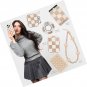 Checkered Phone Case for iPhone 16 Pro for Women - Compatible with
