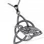 Celtic Raven Celtic Necklace for Women Sterling Silver Triquetra