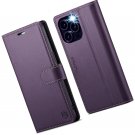 Compatible with iPhone 16 Pro 6.3 Wallet Case with RFID Blocking Credit Card PU Compatible with iPhone 16 Pro 6.3 Wallet Case with RFID Blocking Credit Card PU