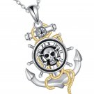 Anchor Necklace 925 Sterling Silver Anchor Pendant Sailor Necklace for Anchor Necklace 925 Sterling Silver Anchor Pendant Sailor Necklace for