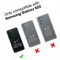 Case Compatible with Samsung Galaxy S22 Case Black