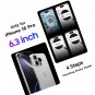 Compatible with iPhone 16 Pro Case Waterproof, Built-in Screen and Camera
